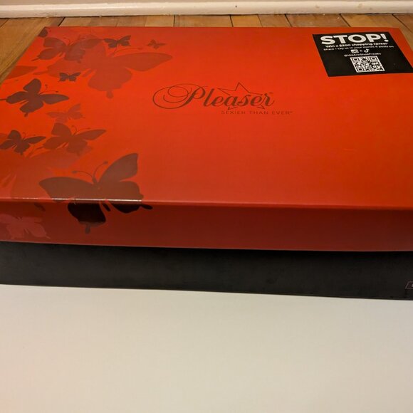 Pleaser Adore 1020 Boots 7 Inch Heel US Size 8 Emerald Green Platform Pole Heels - Picture 5 of 7